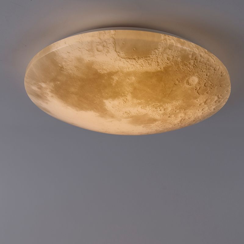 Plafondlamp wit incl. LED en dimmer met afstandsbediening - Mane
