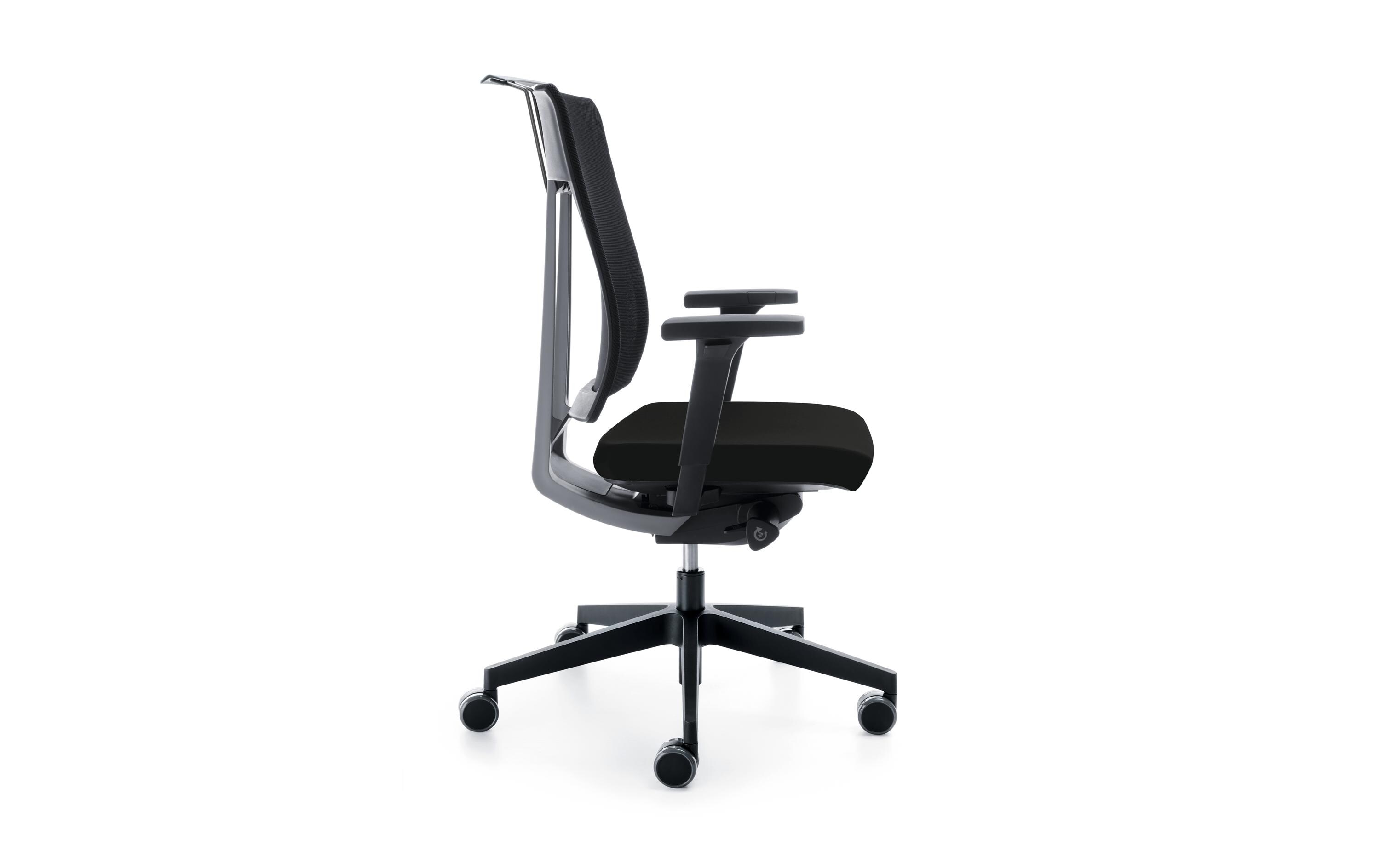 Bürostuhl Xenon Net 100S mit Netzrücken Schwarz<br>Drehstuhl mit exzellentem Design und hochwertiger Verarbeitung