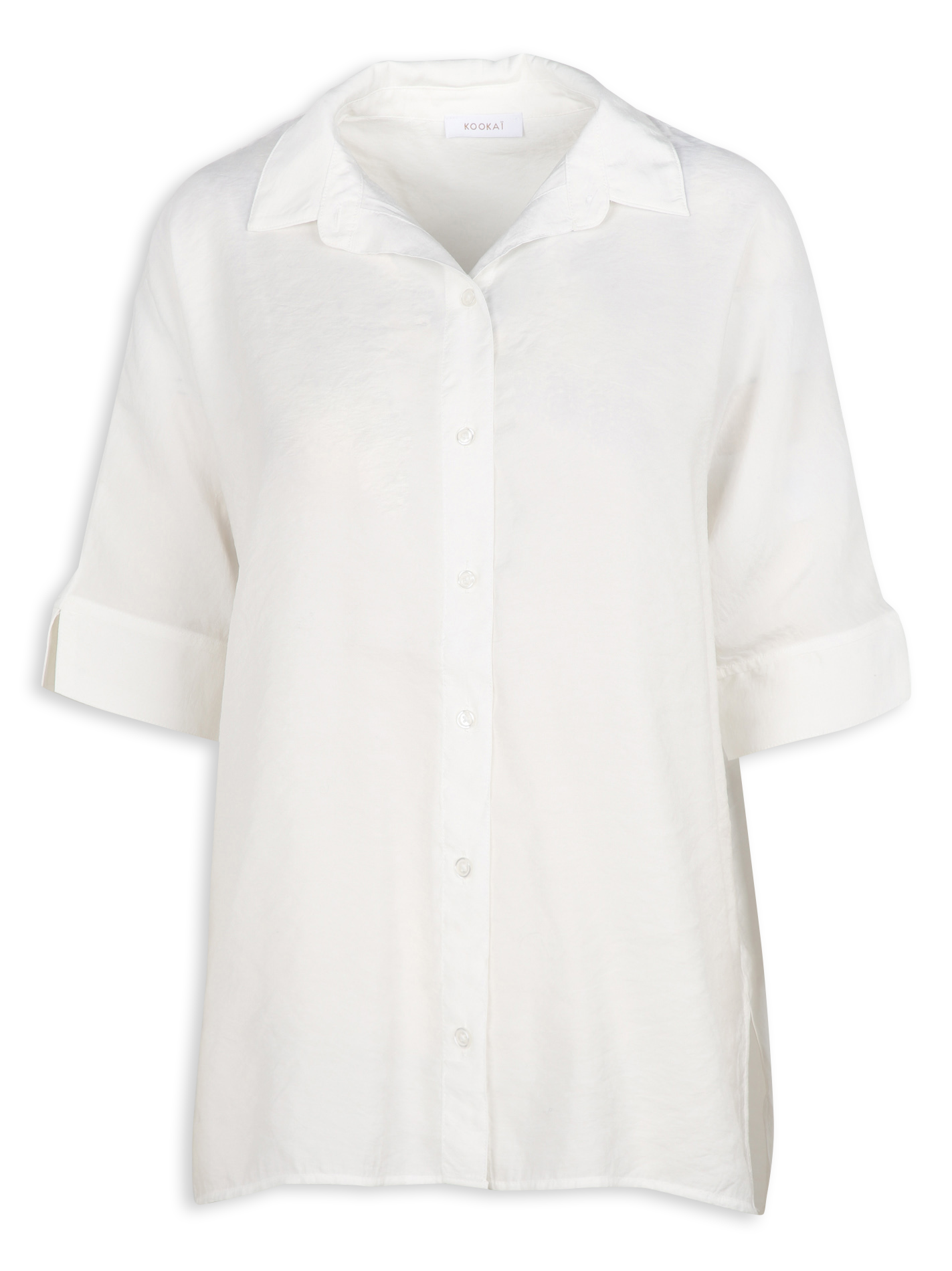 LILOU - Chemise col classique| Blanc