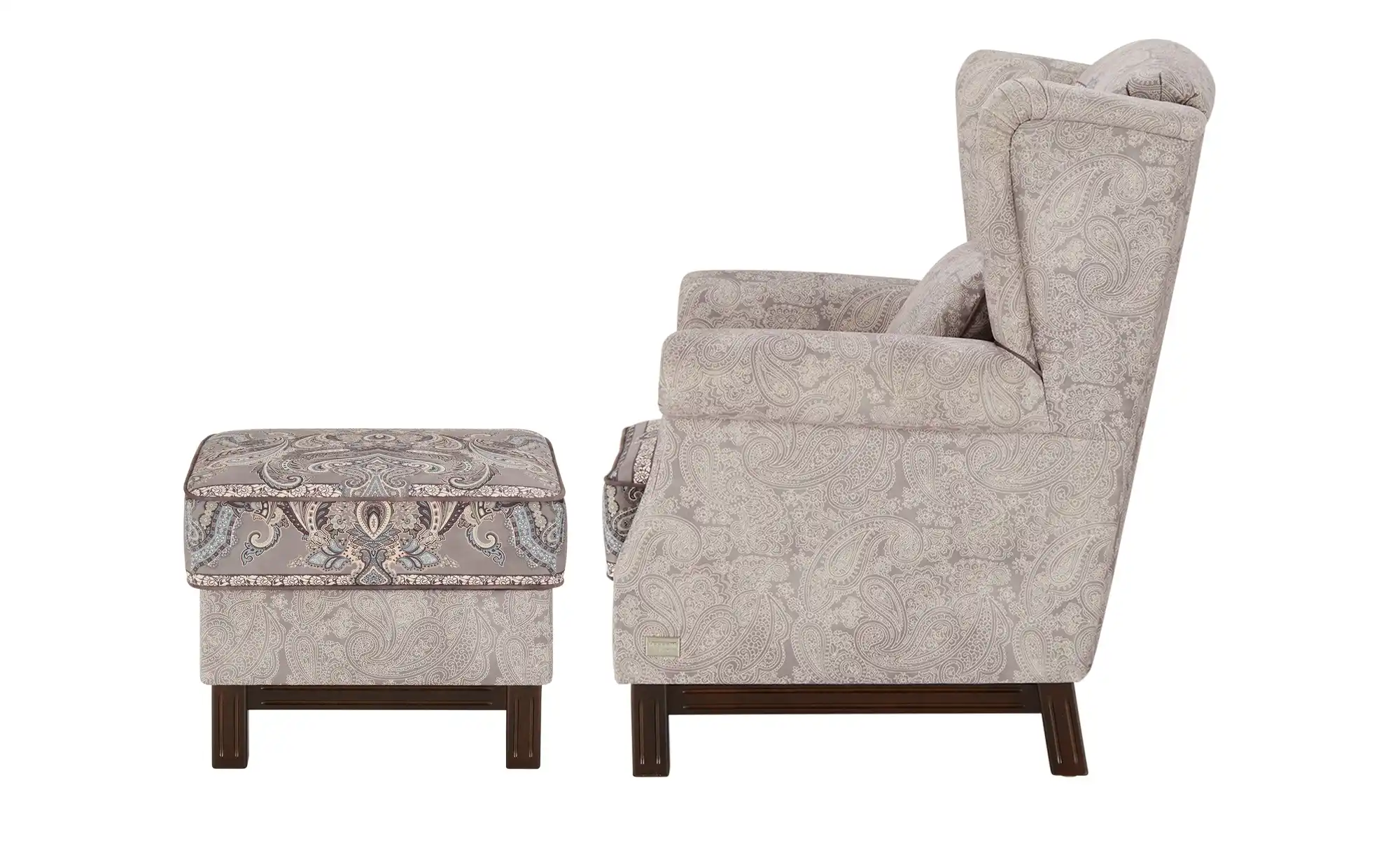 bassetti by SCHRÖNO Sessel aus Velours Salina