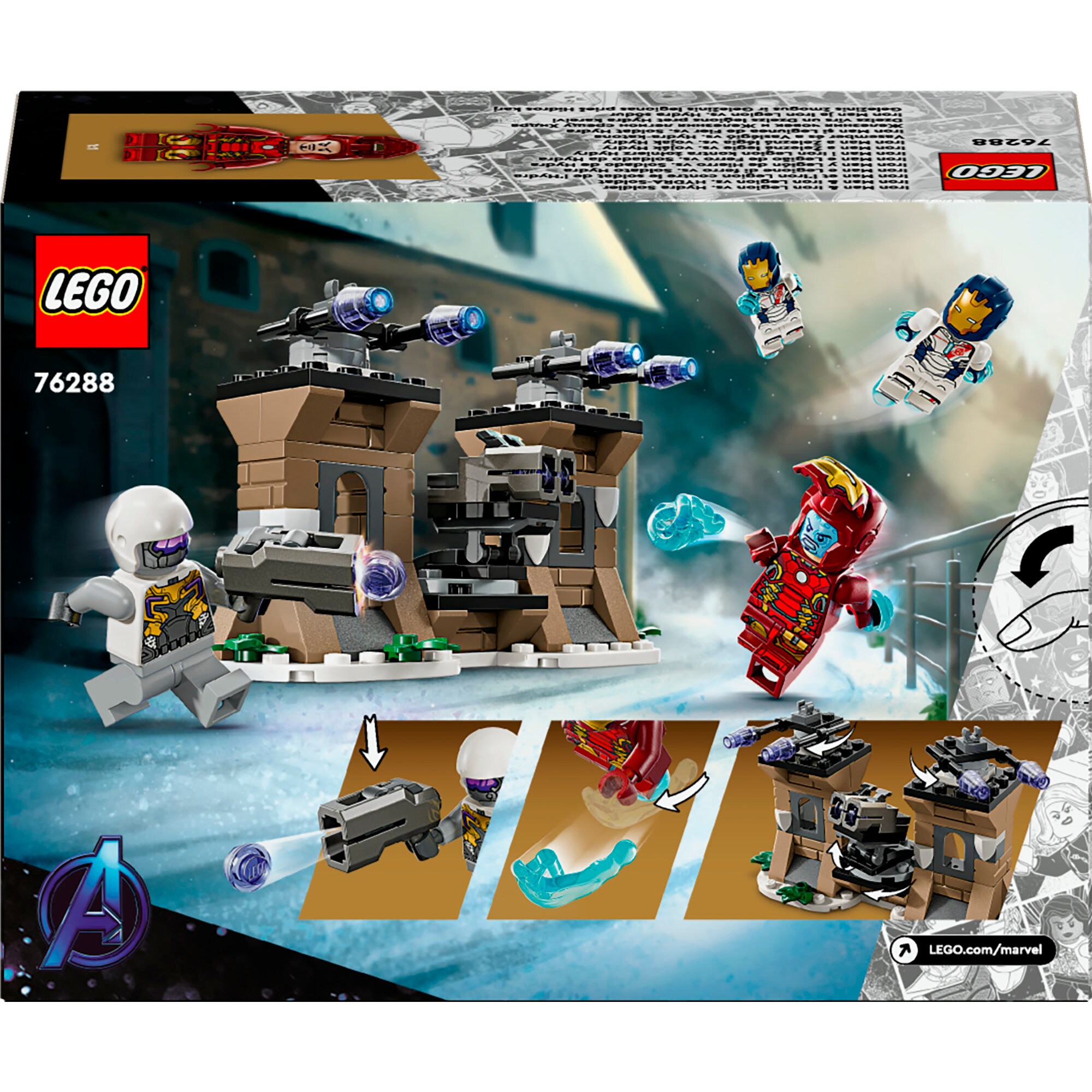 LEGO Konstruktionsspielzeug Marvel Super Heroes Iron Man & Iron Legion vs. HYDRA-Soldat