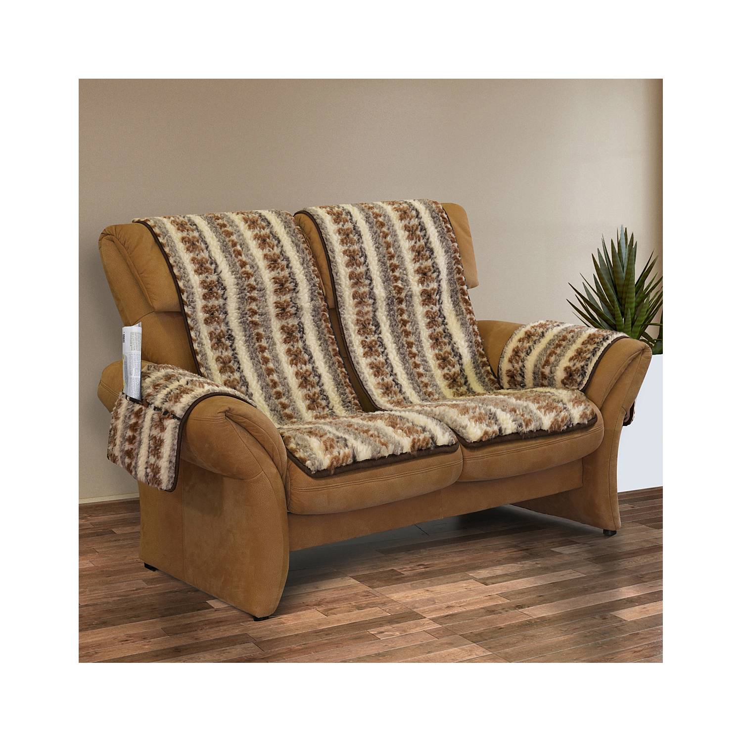 Erwin Müller Sessel- und Sofaschoner-Set 4-teilig