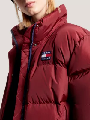 Casaco puffer Alaska de comprimento maxi