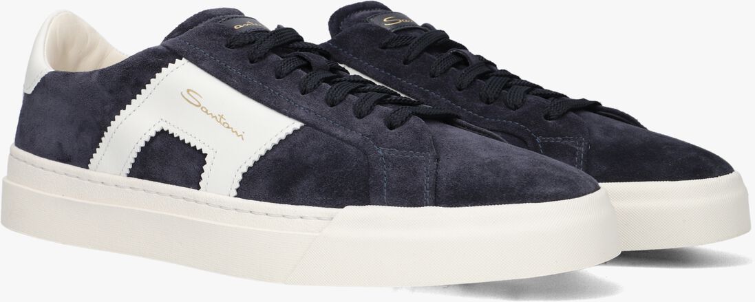 blauwe santoni lage sneakers gloria 21870