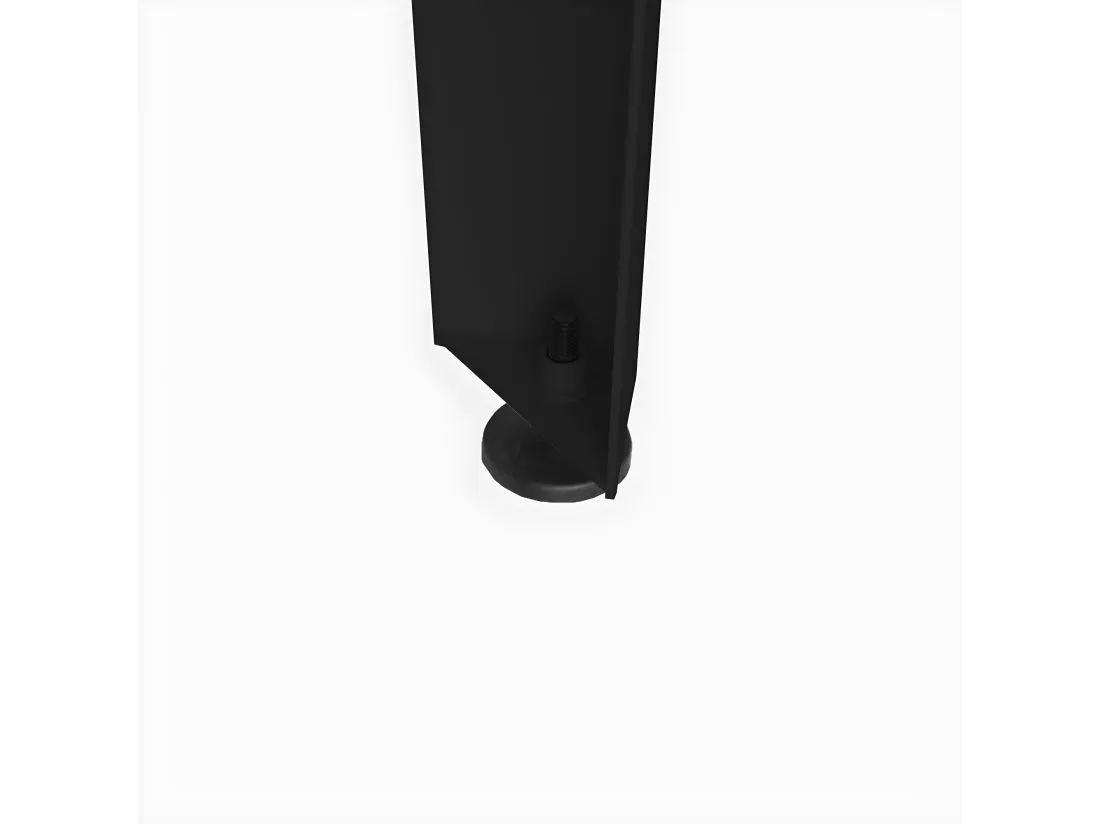 Table Mange debout Lunds 80X140x110cm Noir-Vieilli. Box Furniture