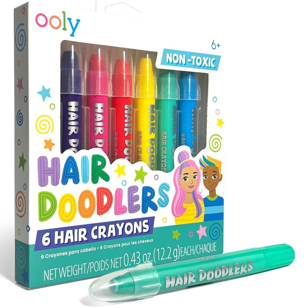 Ooly haarkrijt hair doodlers - 6st