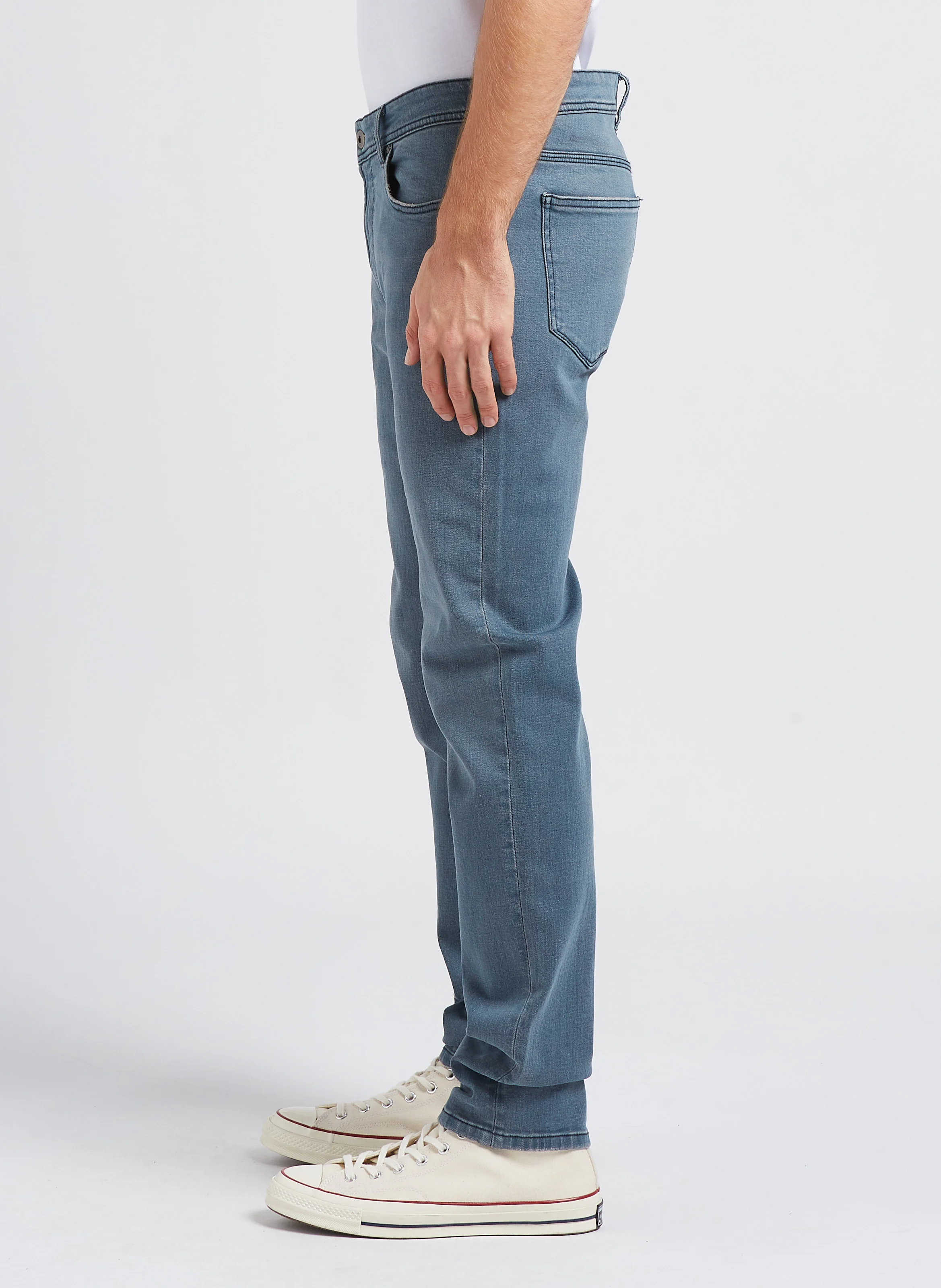 Jean slim en coton bio stretch| Bleu