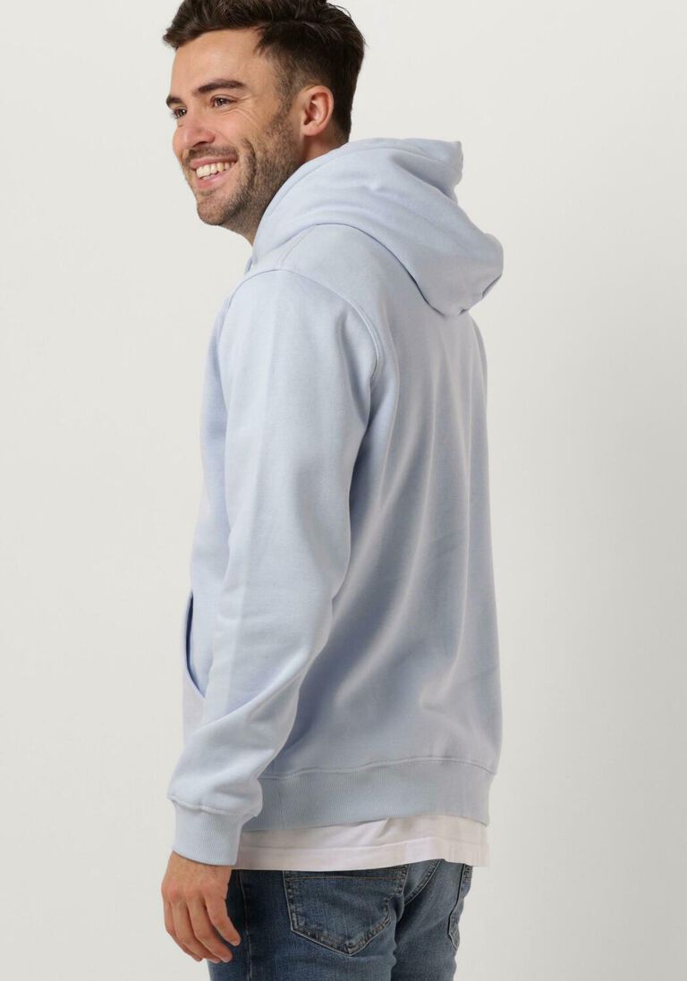 TOMMY JEANS lichtblauwe tommy jeans trui tjm reg linear logo hoodie ext