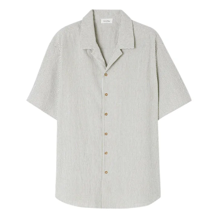 American Vintage Chemisette Rayée Keostreet | Ecru