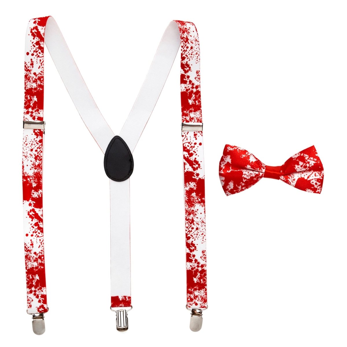 Halloween Accessoireset Bretels En Strik 2 delig