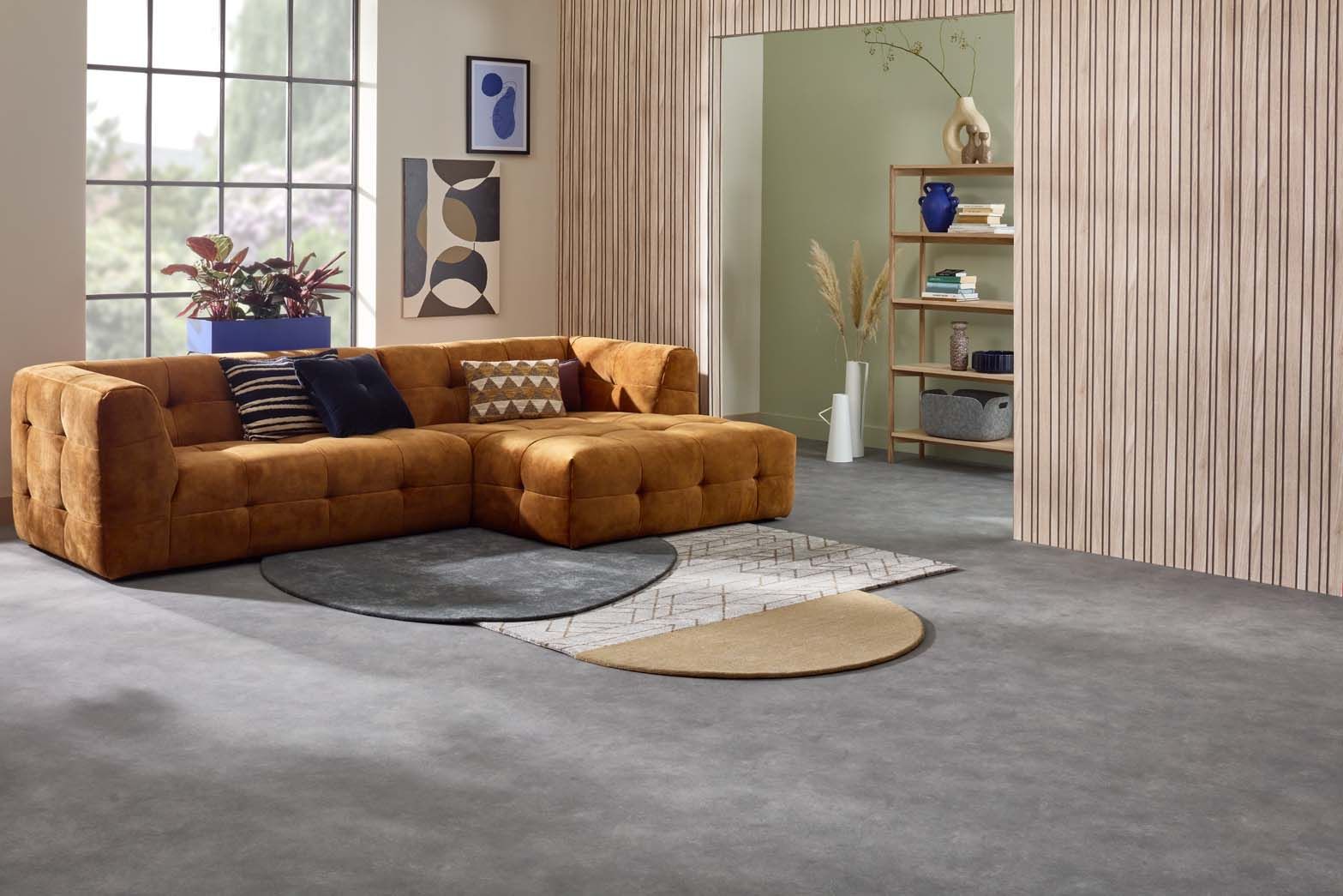 Vloerkleed Solid Grey Arrow FloorArt  | Brinker