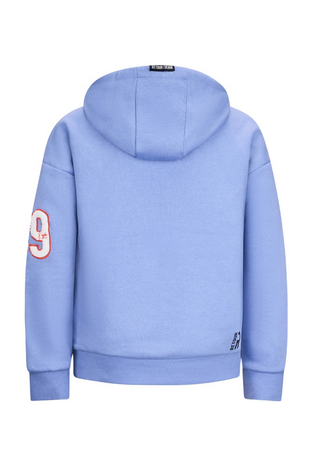 Retour Jeans hoodie Gote met logo hemelsblauw
