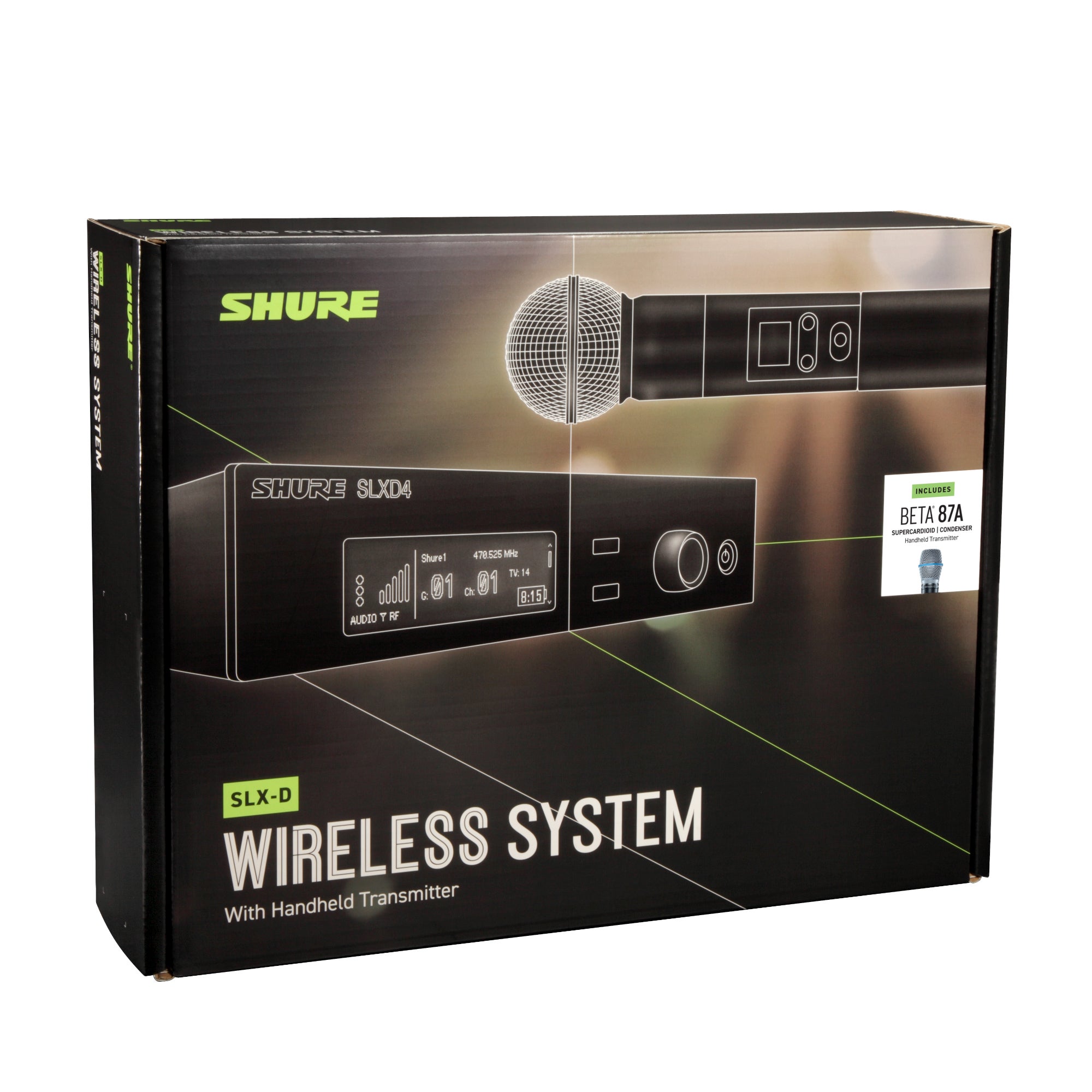 Shure SLXD24/B87A-G59 handheld draadloos (470 - 514 MHz)