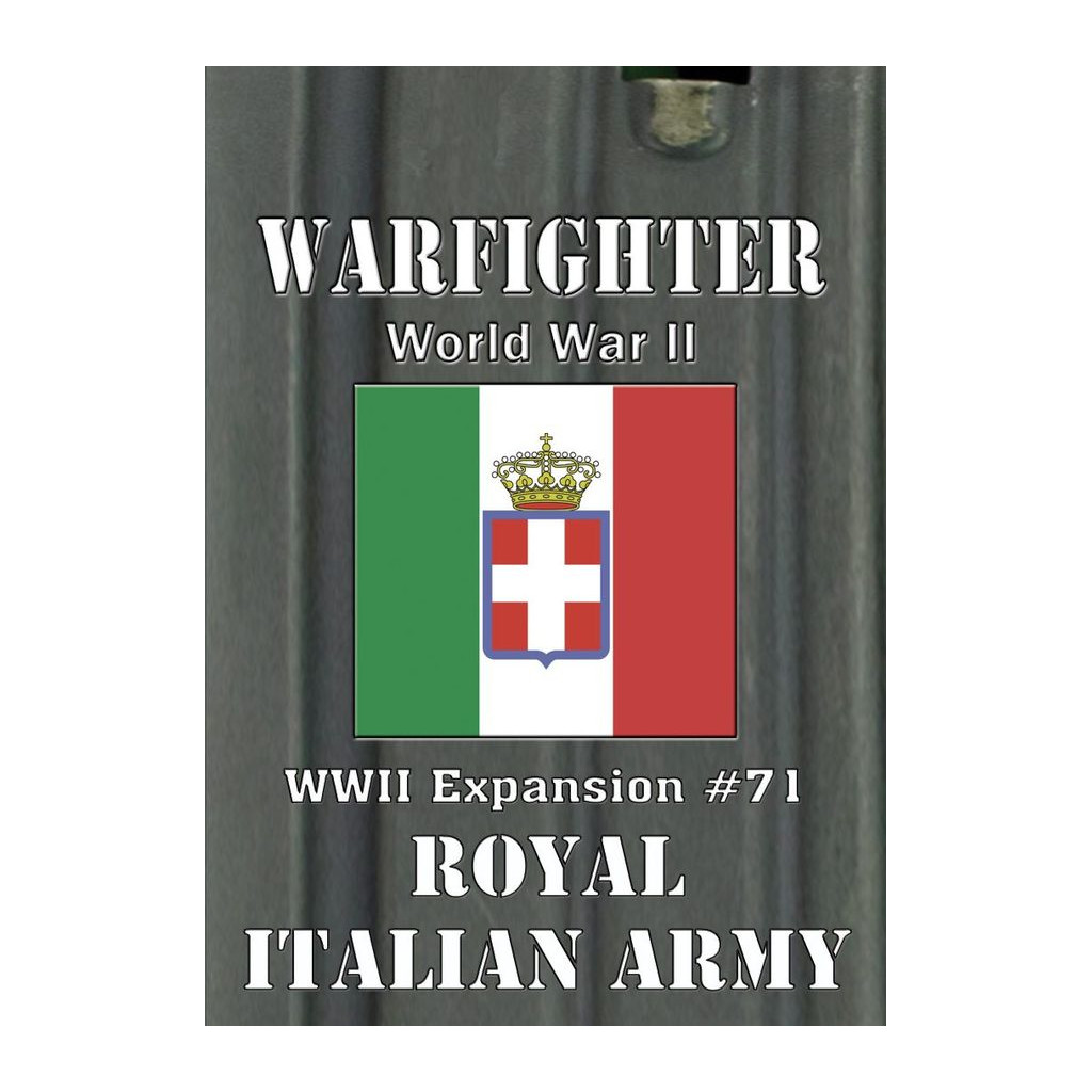 Warfighter WWII Expansion 71 - Royal Italian Army
