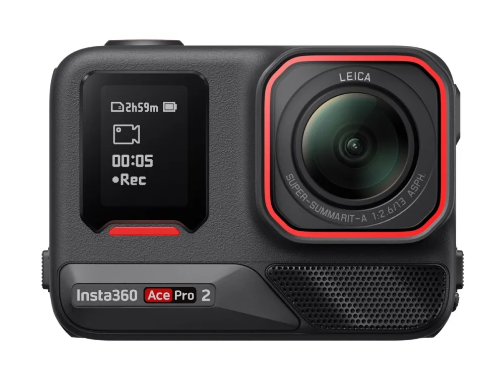 Insta360 Ace Pro 2 - Single Battery Standard Bundle - action-kamera - 8K / 30 fps - Leica - Bluetooth, Wi-Fi - undervands op til 12 m - sort
