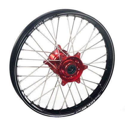 Roue Haan Wheels A60 arrière dimension 19x2.15 Noir/Rouge