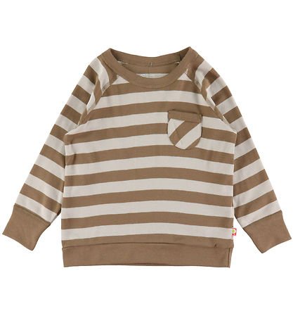 Katvig Bluse - Braun/Beige gestreift