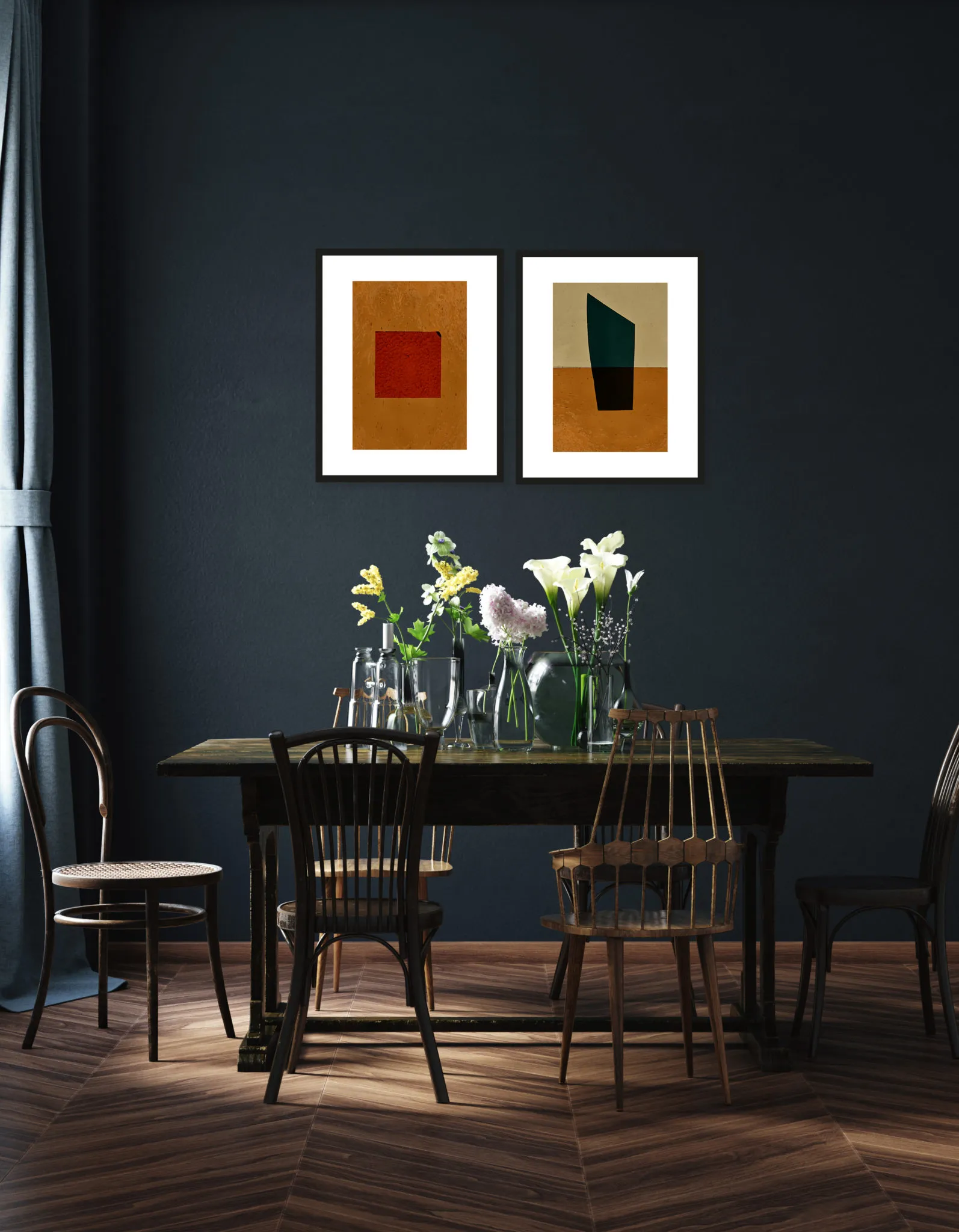 Art Print Rood Geen