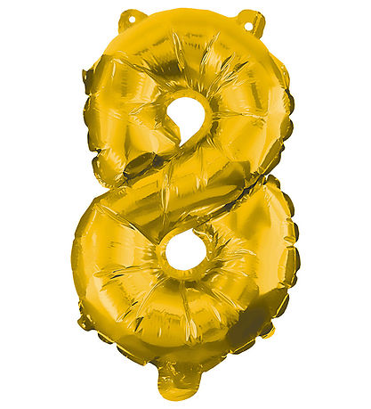 Decorata Party Folienballon - 85 cm - Nr. 8 - Gold