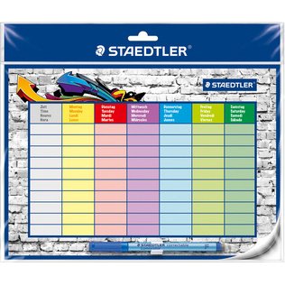 Kit emploi du temps Lumocolor correctable, A4