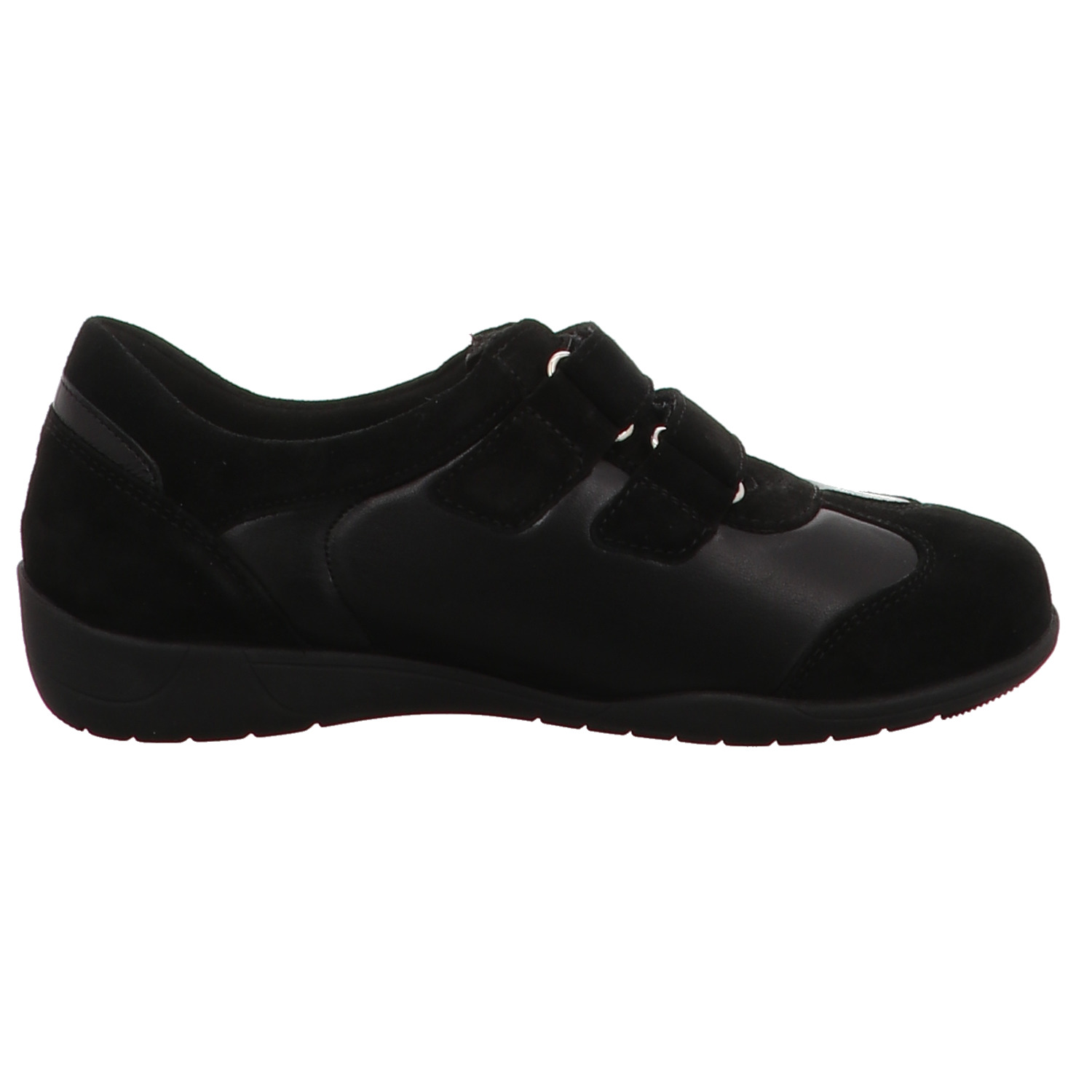 Waldläufer Halbschuh schwarz schwarz