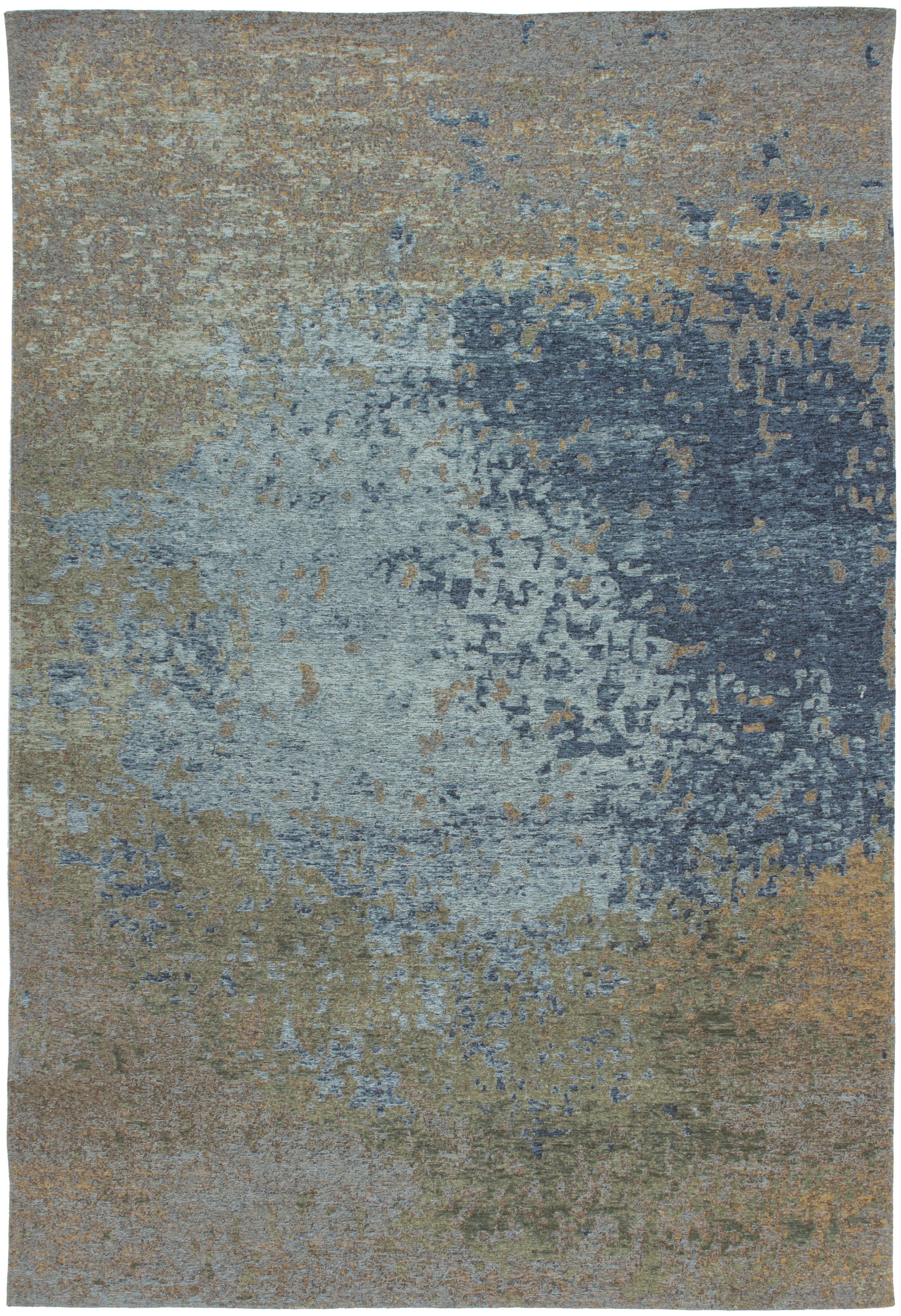 Vloerkleed 100 Multi Blauw Blaze