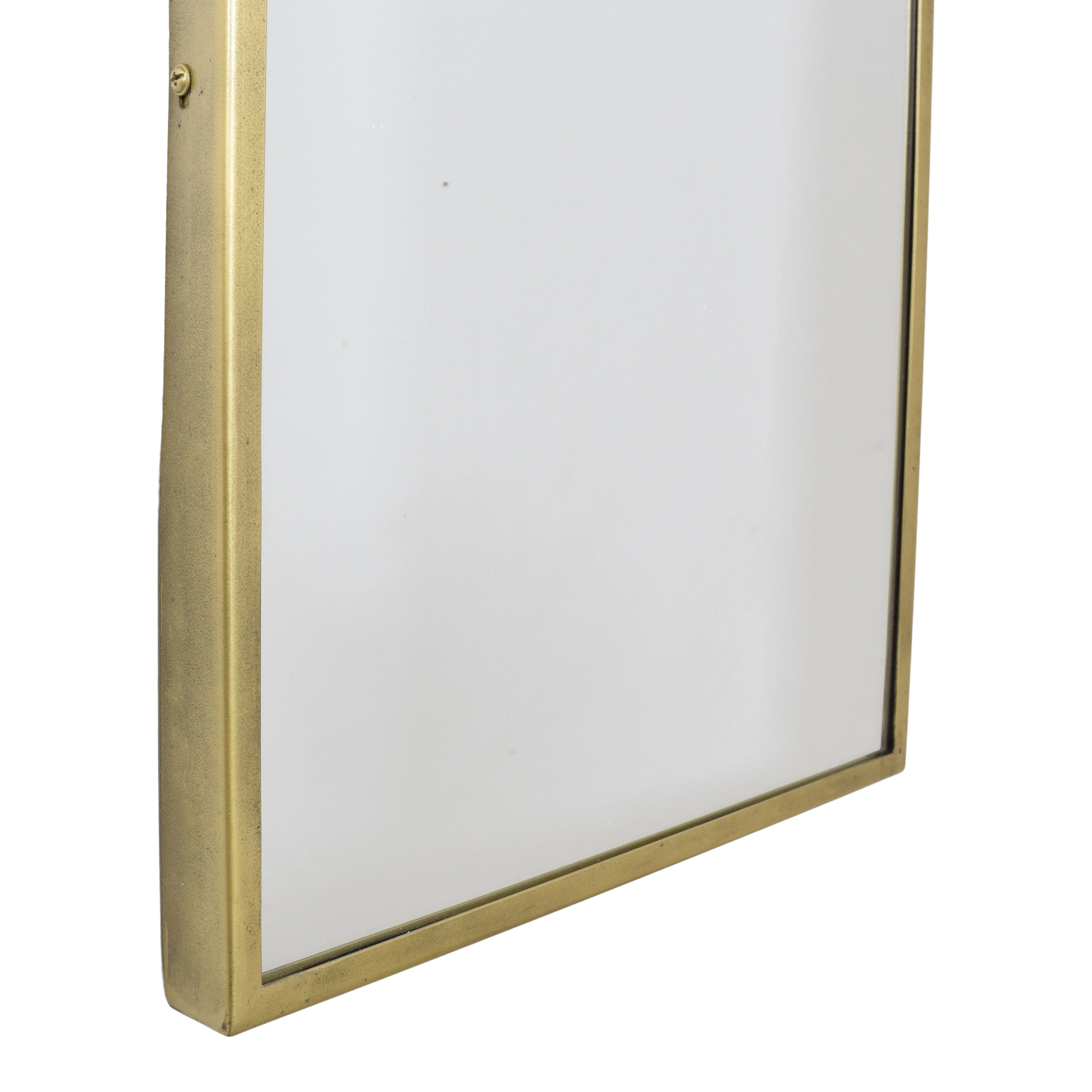 LOFT42 Industry Rectangle Spiegel - Metaal - antiek Messing - 120x40x4