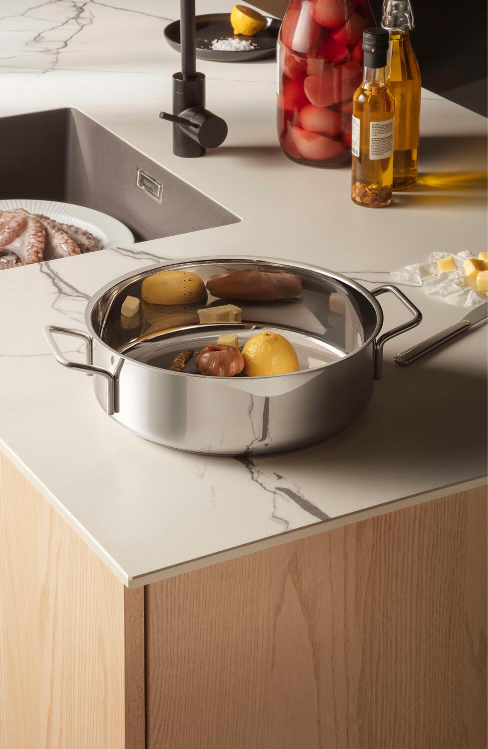 Eva Trio  Stainless Steel sautergryde - Ø28 cm.