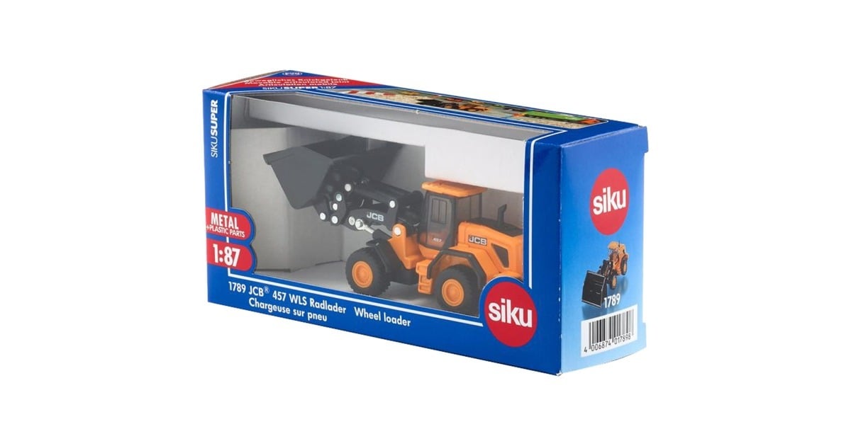 SIKUSUPER - JCB 457 WLS wiellader Modelvoertuig  (Schaal 1:87)