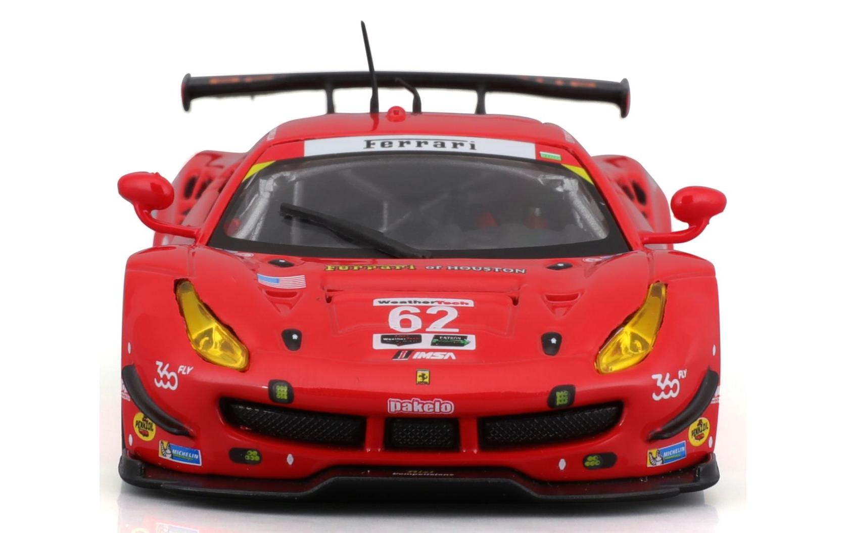 Ferrari Racing 488 GTE 2017 Rot 1:43Sammlermodell im Massstab 1:43