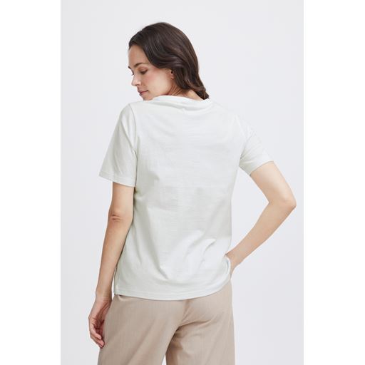 Fransa Riley T-shirt, Blanc de Blanc Mix, M