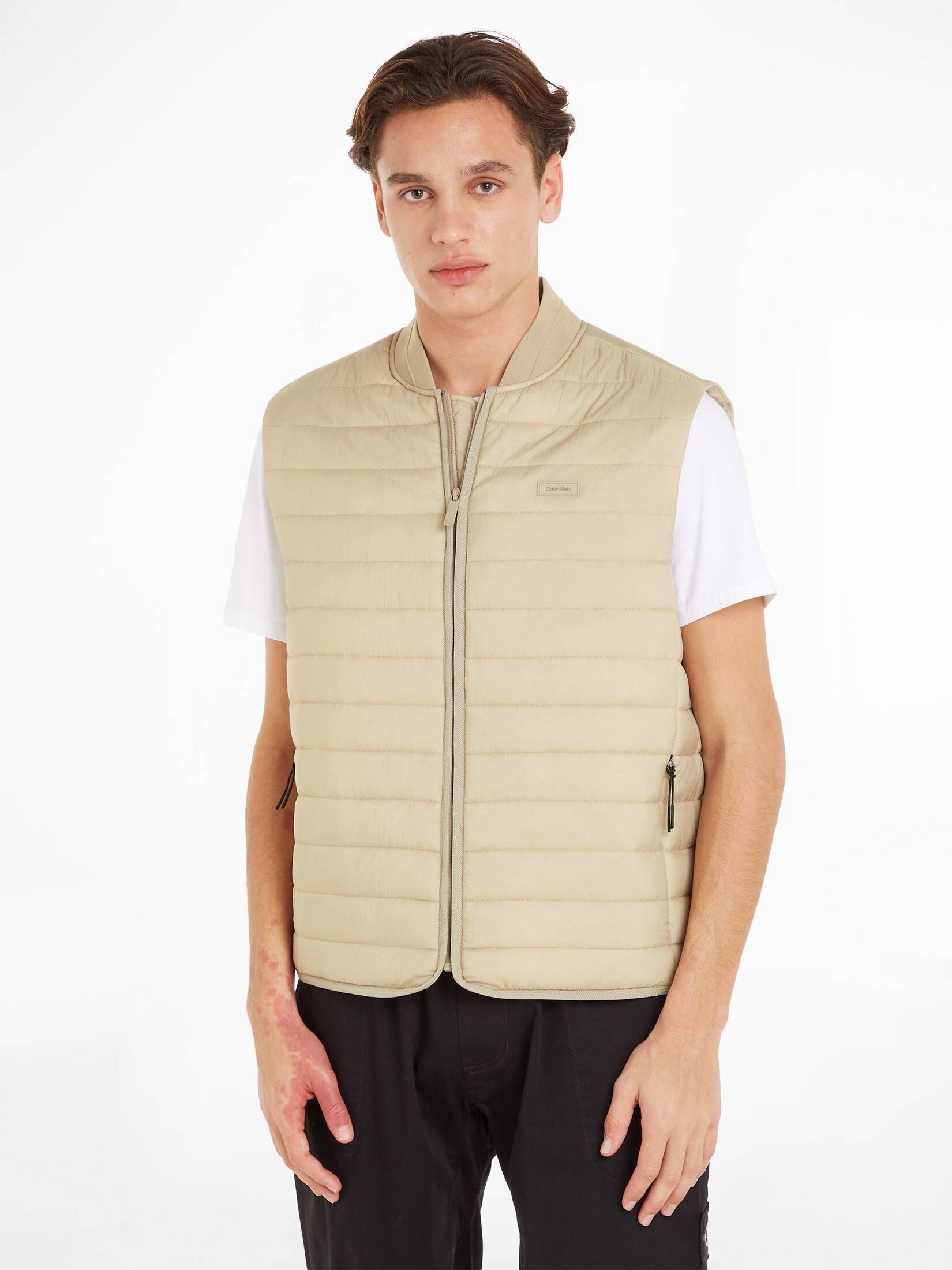 CALVIN KLEIN| Herren Steppweste QUILTED CRINKLE VEST