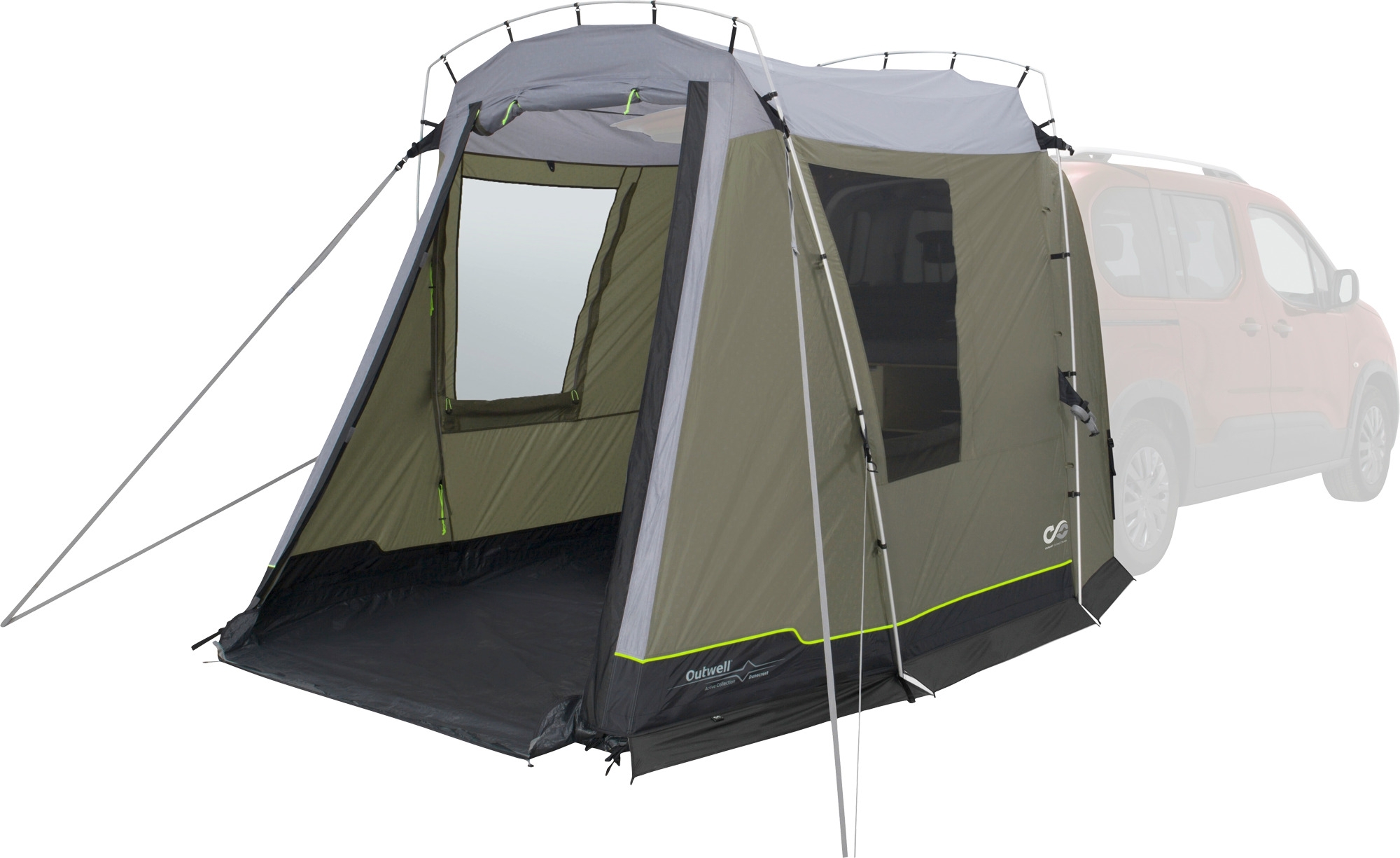 Outwell Dunecrest S Vorzelt für Minicamper 2 Personen Grün