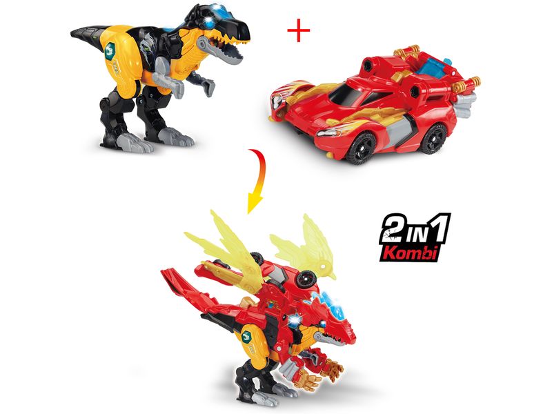 Vtech Switch & Go – Combo Mega Drache Spielfigur