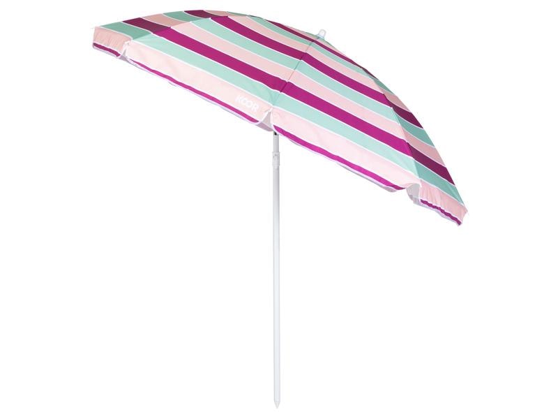 KOOR Sonnenschirm Lido 180 cm Strandschirm mit Lichtschutzfaktor 50