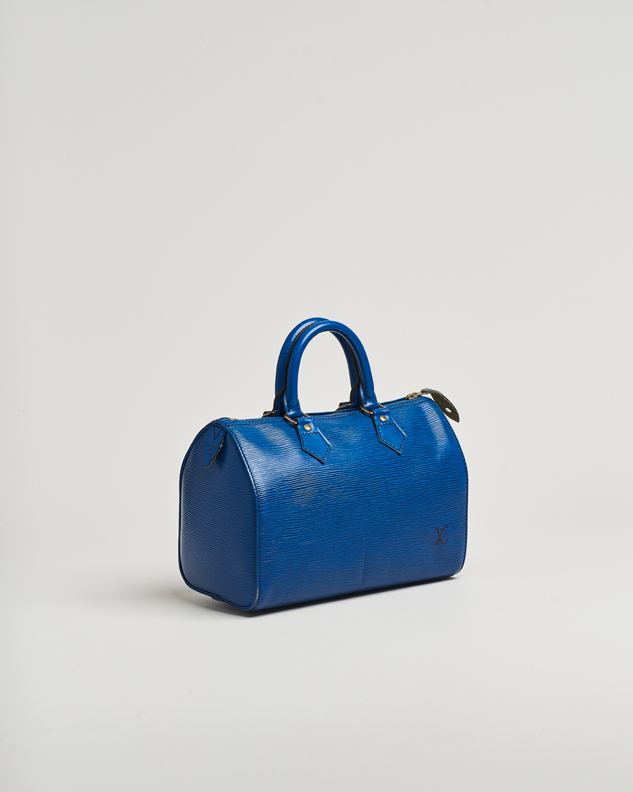 Louis Vuitton Pre-Owned Speedy 25 Handbag Epi Leather Blue