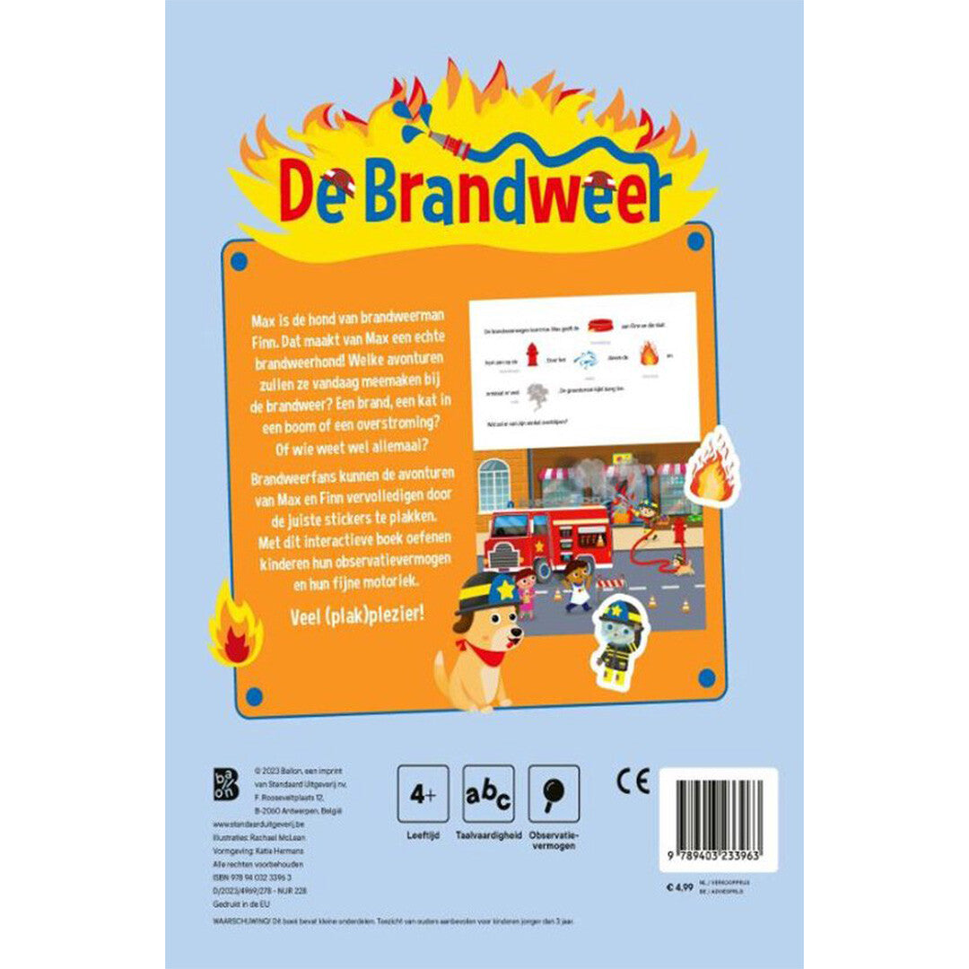Uitgeverij ballon max helpt de brandweer