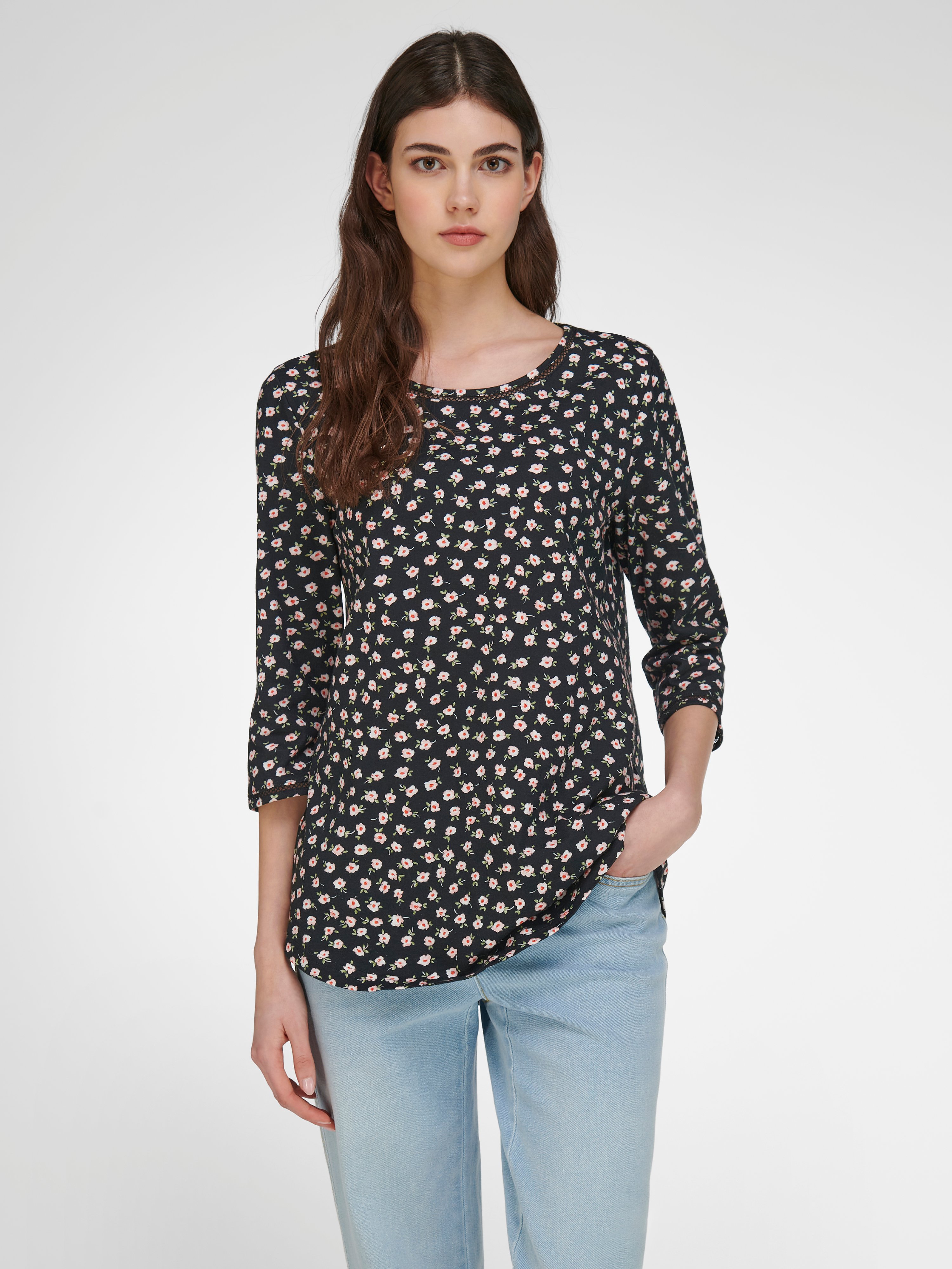 Rundhals-Shirt