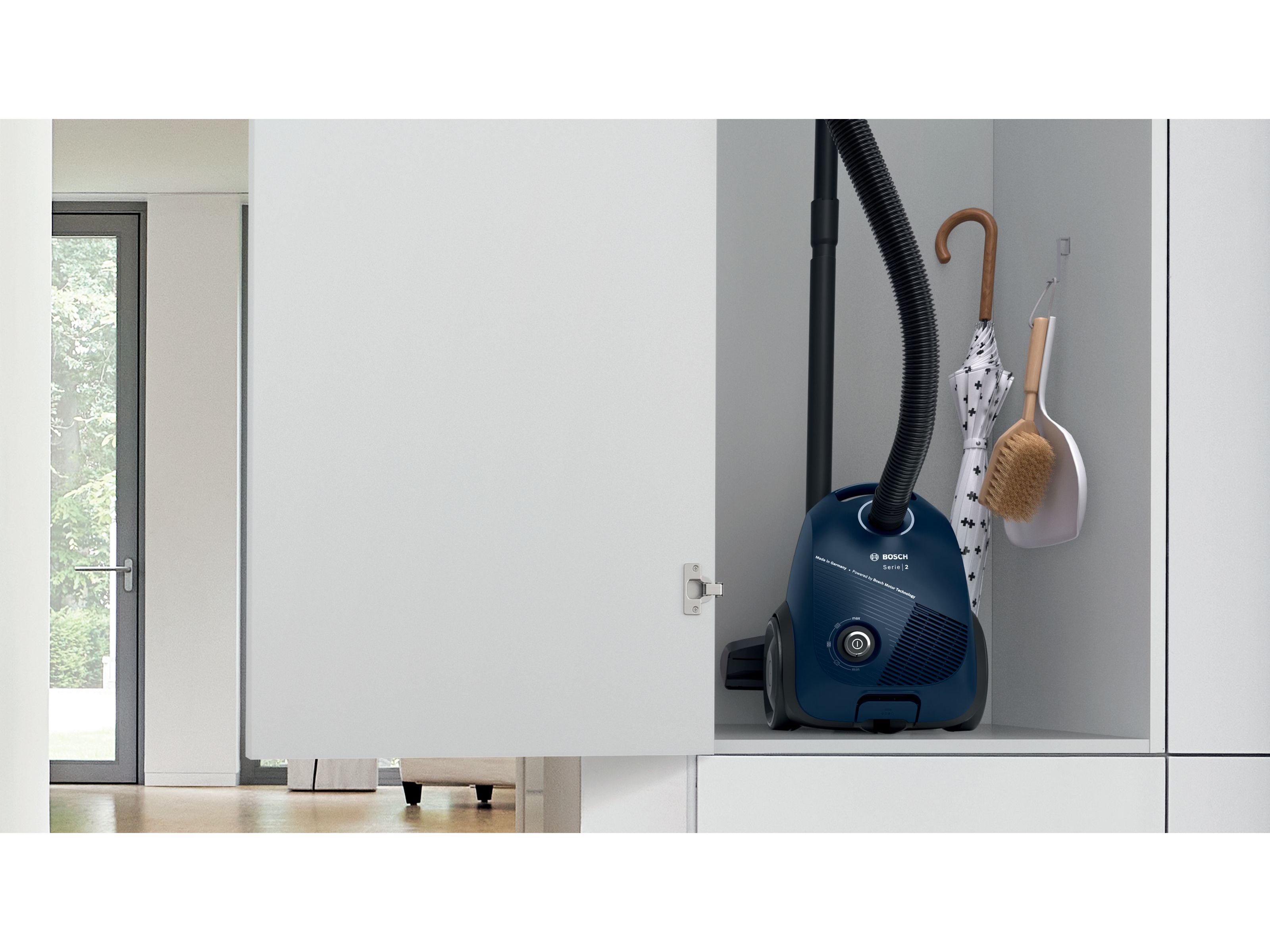ASPIRADOR COM SACO BOSCH BGBS2BU1T SUSTENTÁVEL AZUL 850W
