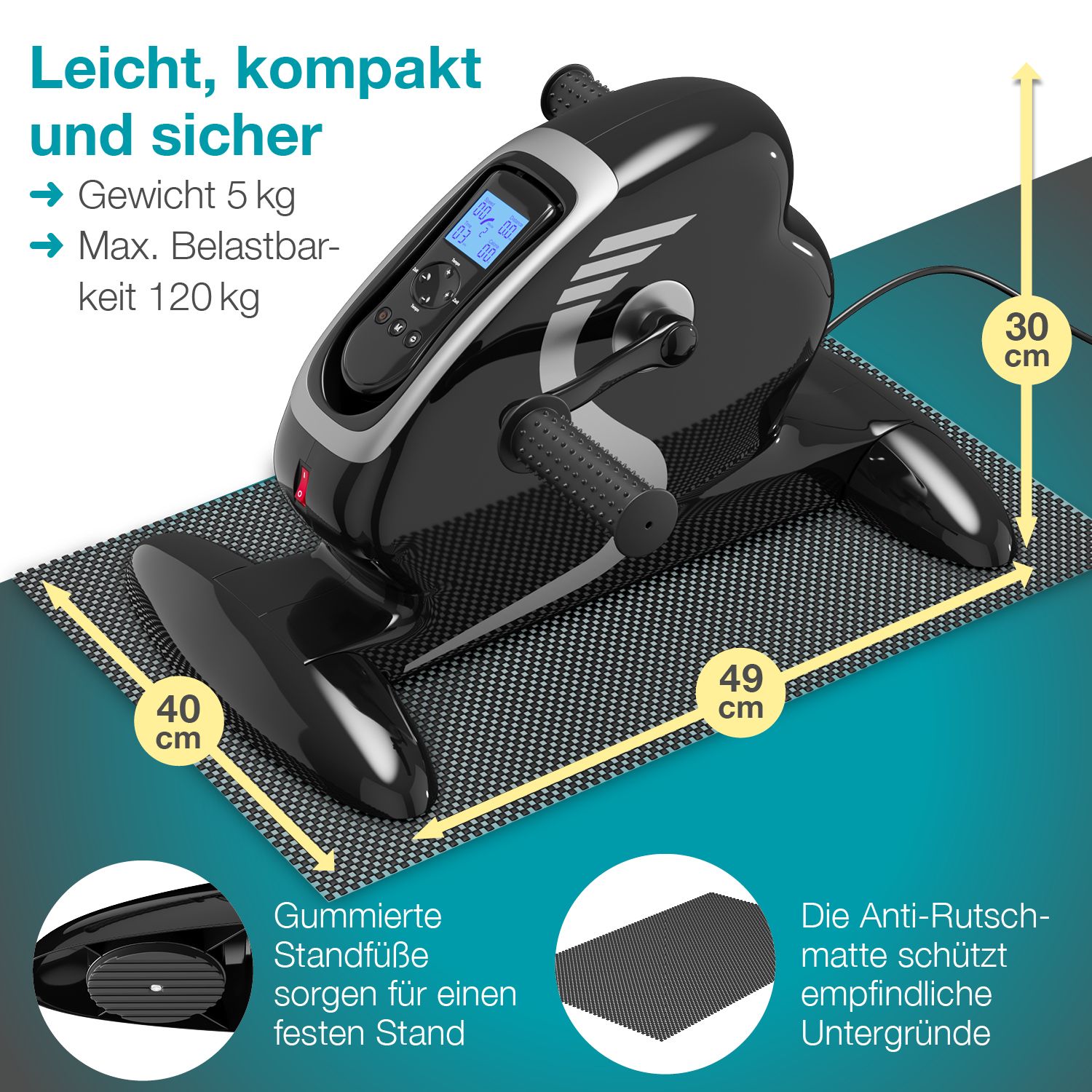aktivshop Elektro-Mini-Heimtrainer