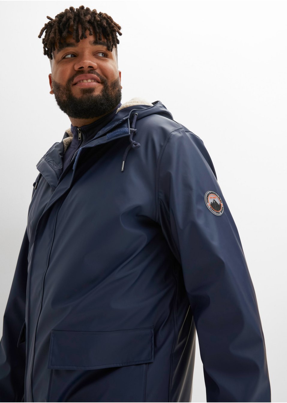 Veste imperméable hiver avec doublure peluche