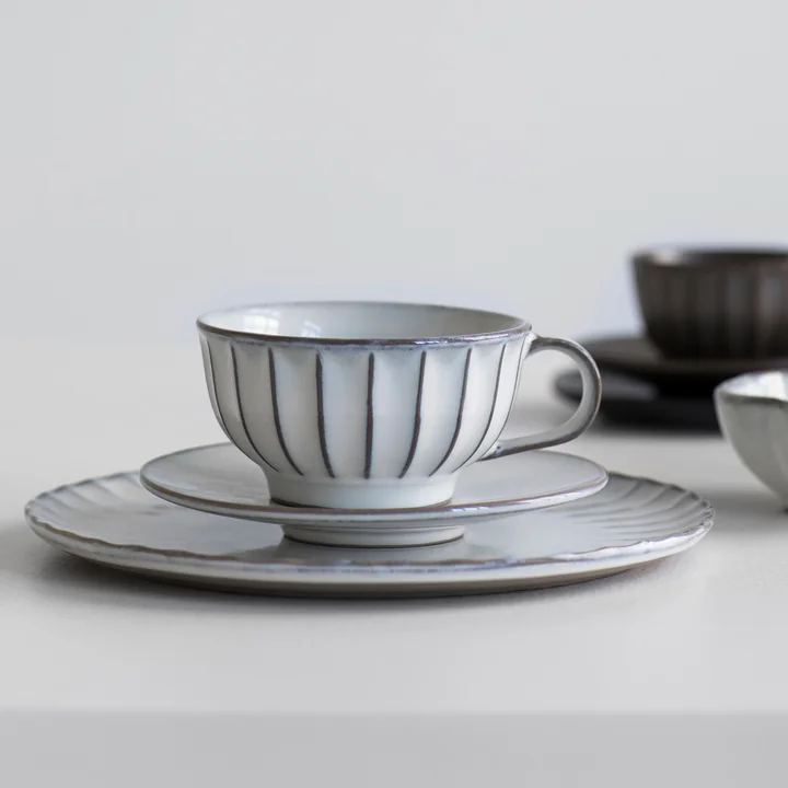 Serax - Inku Cappuccinotasse, 200 ml, grün (4er-Set)