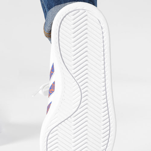 Baskets Femme Grand Court 2.0 ID4513 Footwear White Royal Blue