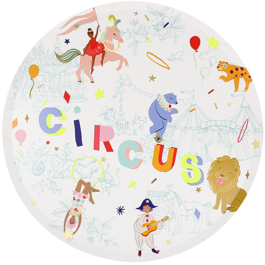Meri meri borden circus - large - 8st