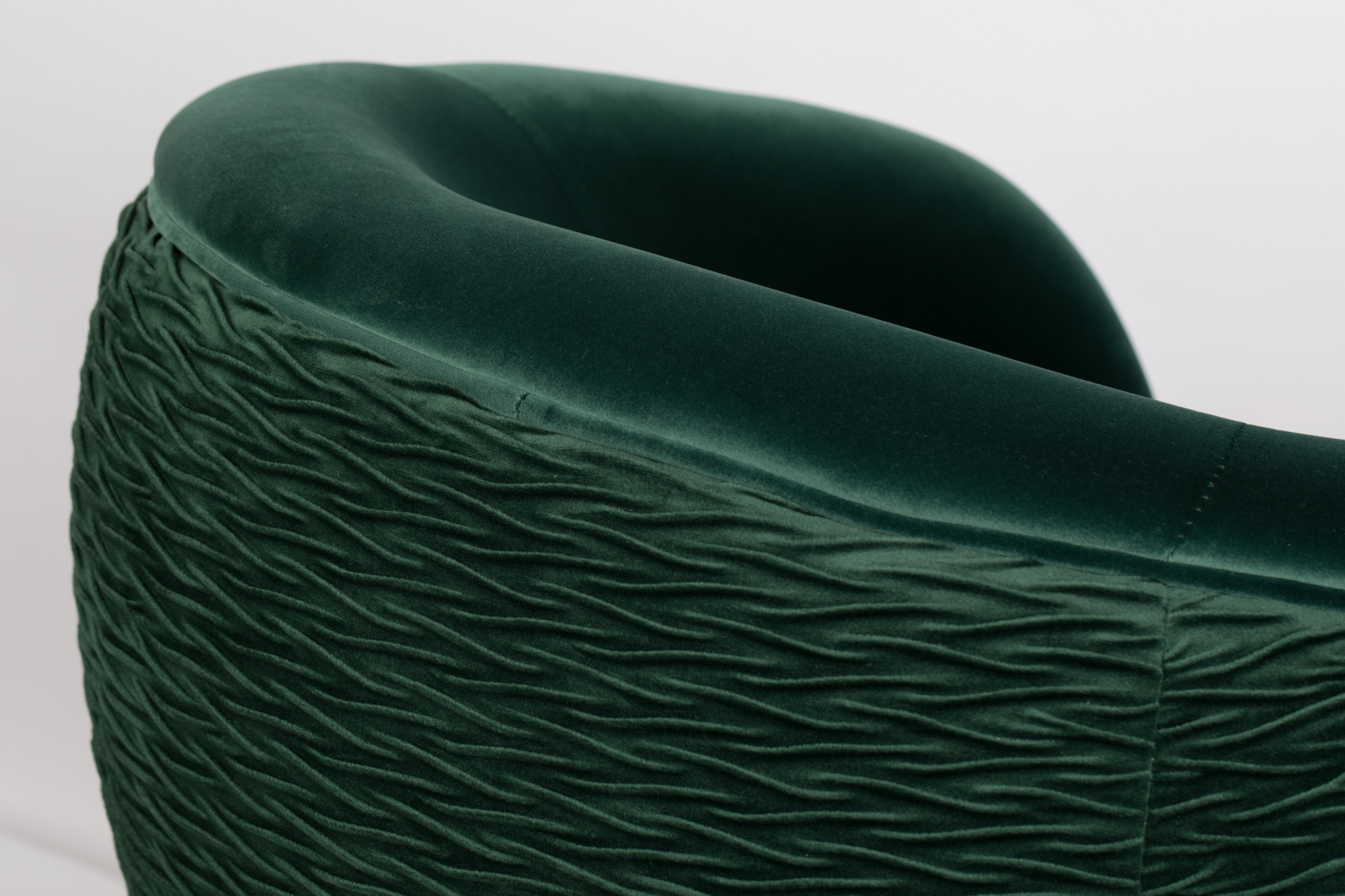 Fauteuil So curvy groen