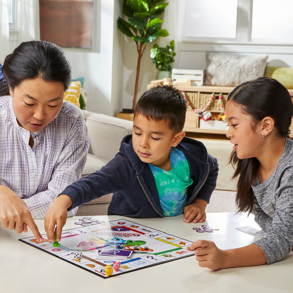 Mein erstes Monopoly-Brettspiel mit zwei Seiten für Kinder