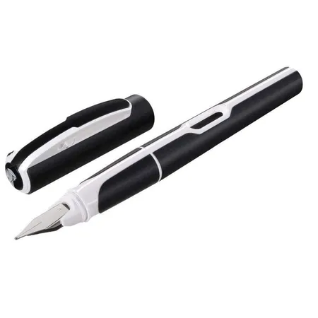 Pelikan Füllhalter, Style, schwarz-weiß, Federbreite M