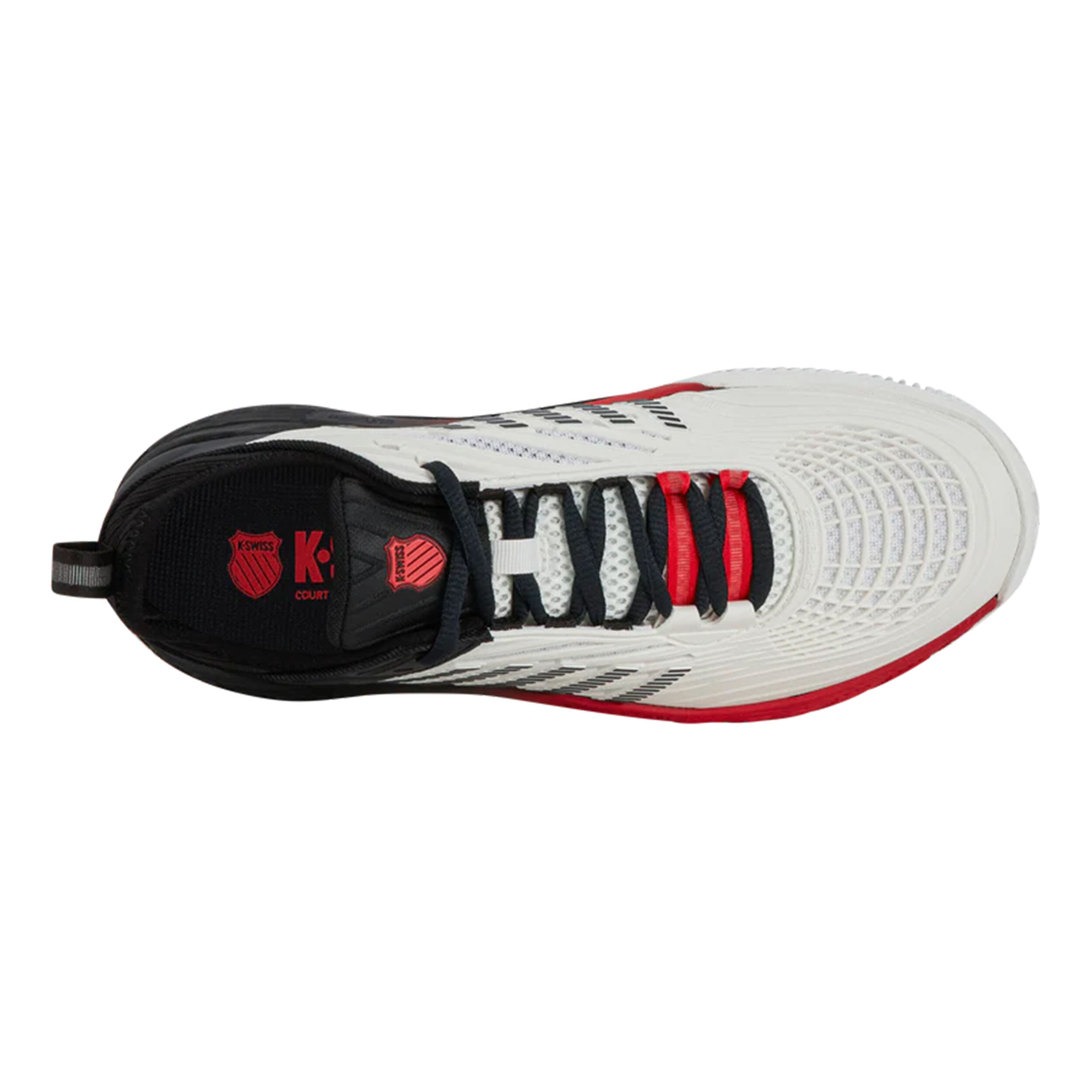K-Swiss Hypercourt Supreme 2 HB Chaussure Terre Battue Hommes - Blanc , Noir