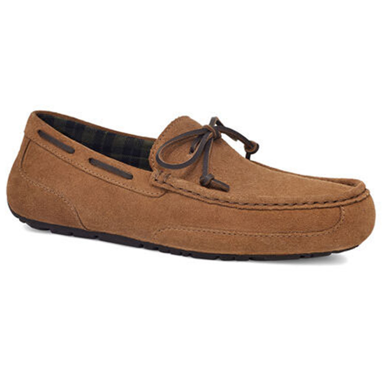 Ugg Mocassins chester en Velours de Cuir Chester Plaid camel