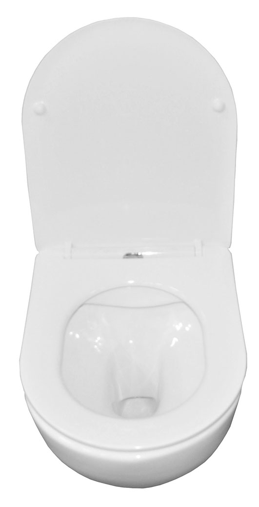 Mueller Rivel rimless verkort toilet met softclose zitting